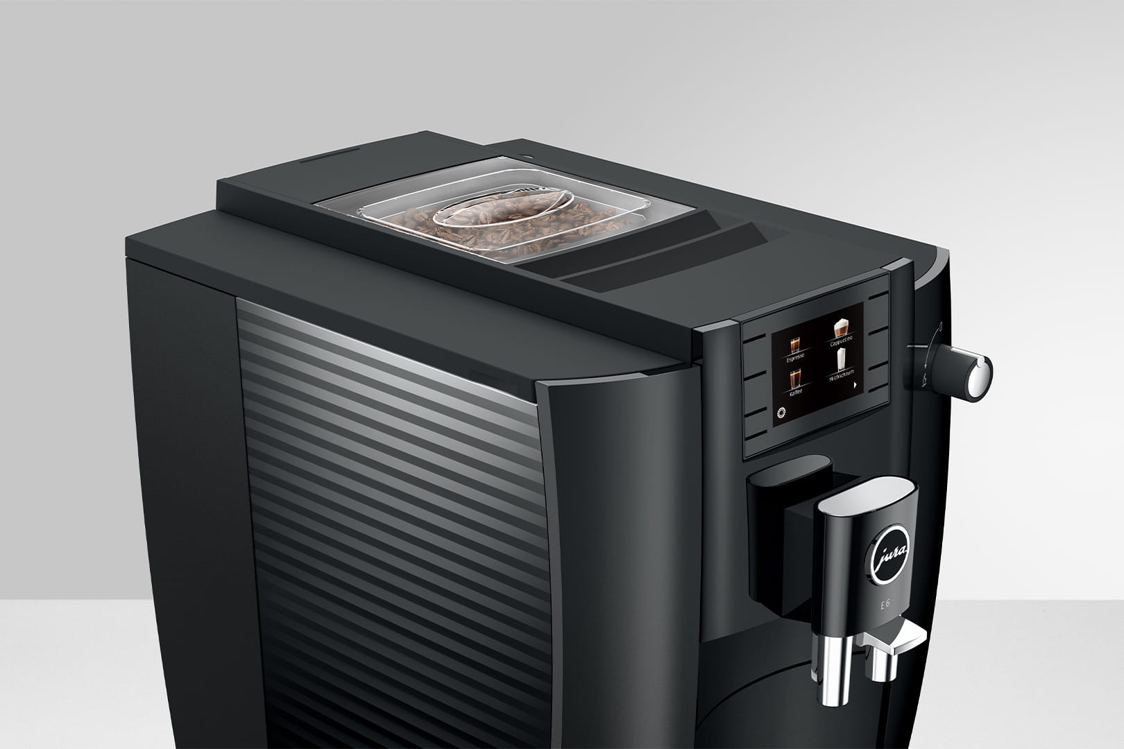 JURA E6 Piano Black (EC) - Koffiemachine.