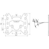 Vogel's PFI 3035 Display interface voor Connect-it systeem