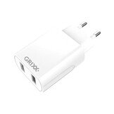Grixx Power Adapter 220V dubbele USB-oplader
