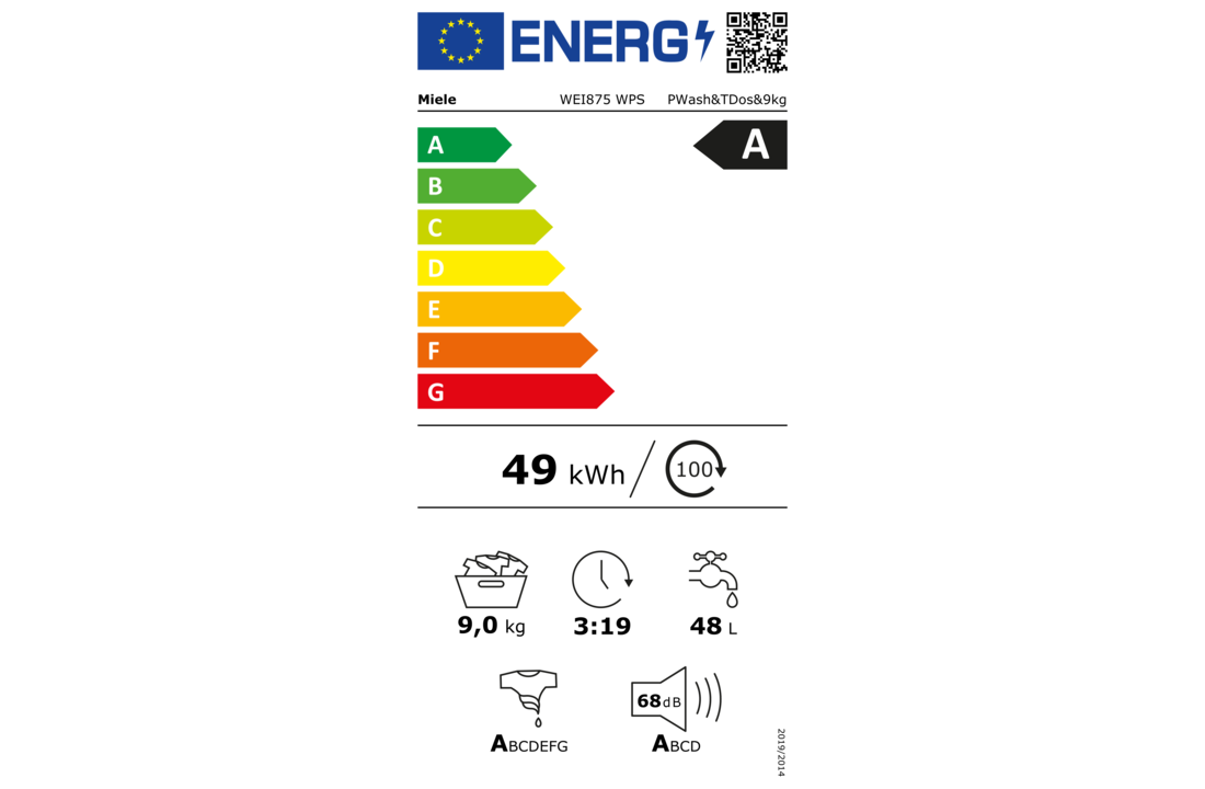 Miele WEI 875 WPS PowerWash 2.0 & TwinDos - Wasmachine