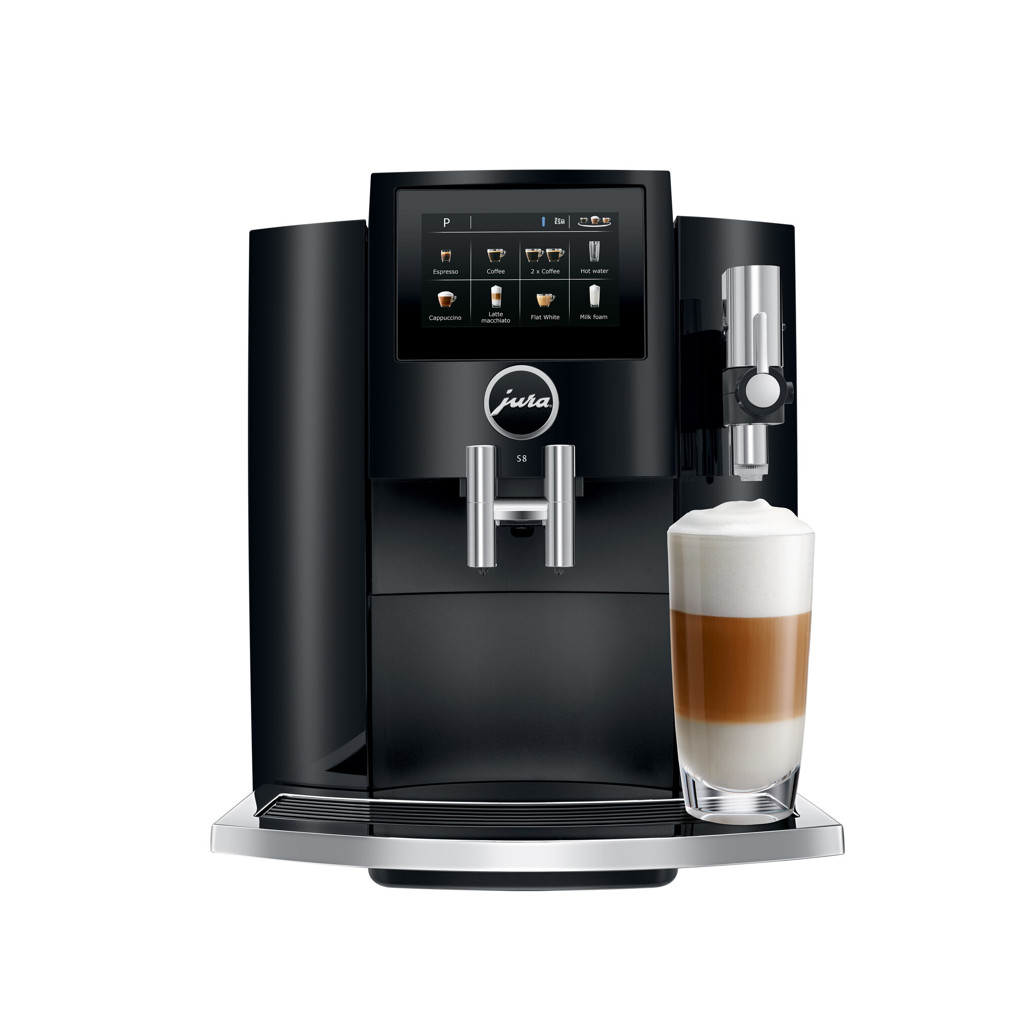 JURA S8 Piano Black (EB) - Koffiemachine.