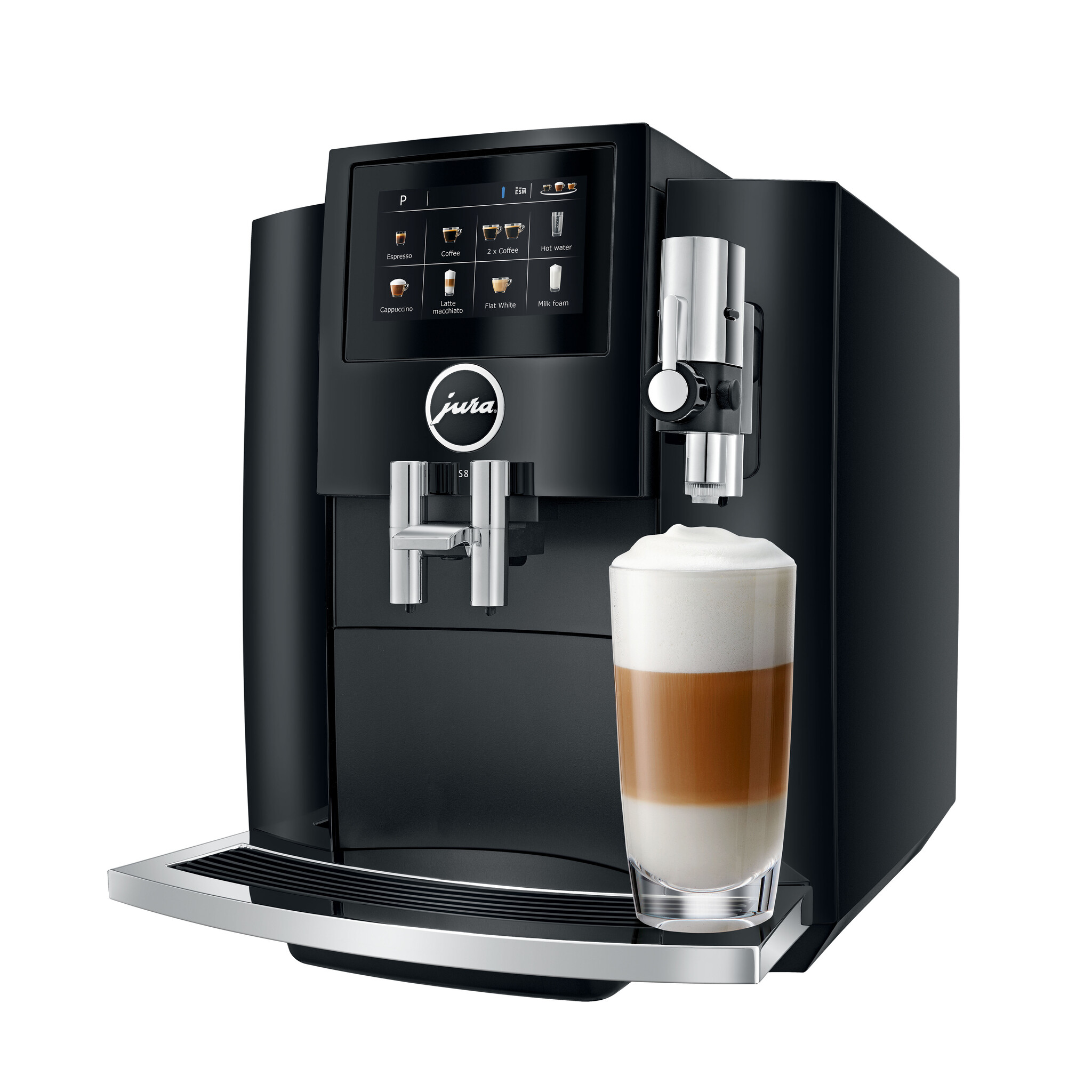 JURA S8 Piano Black (EB) - Koffiemachine.