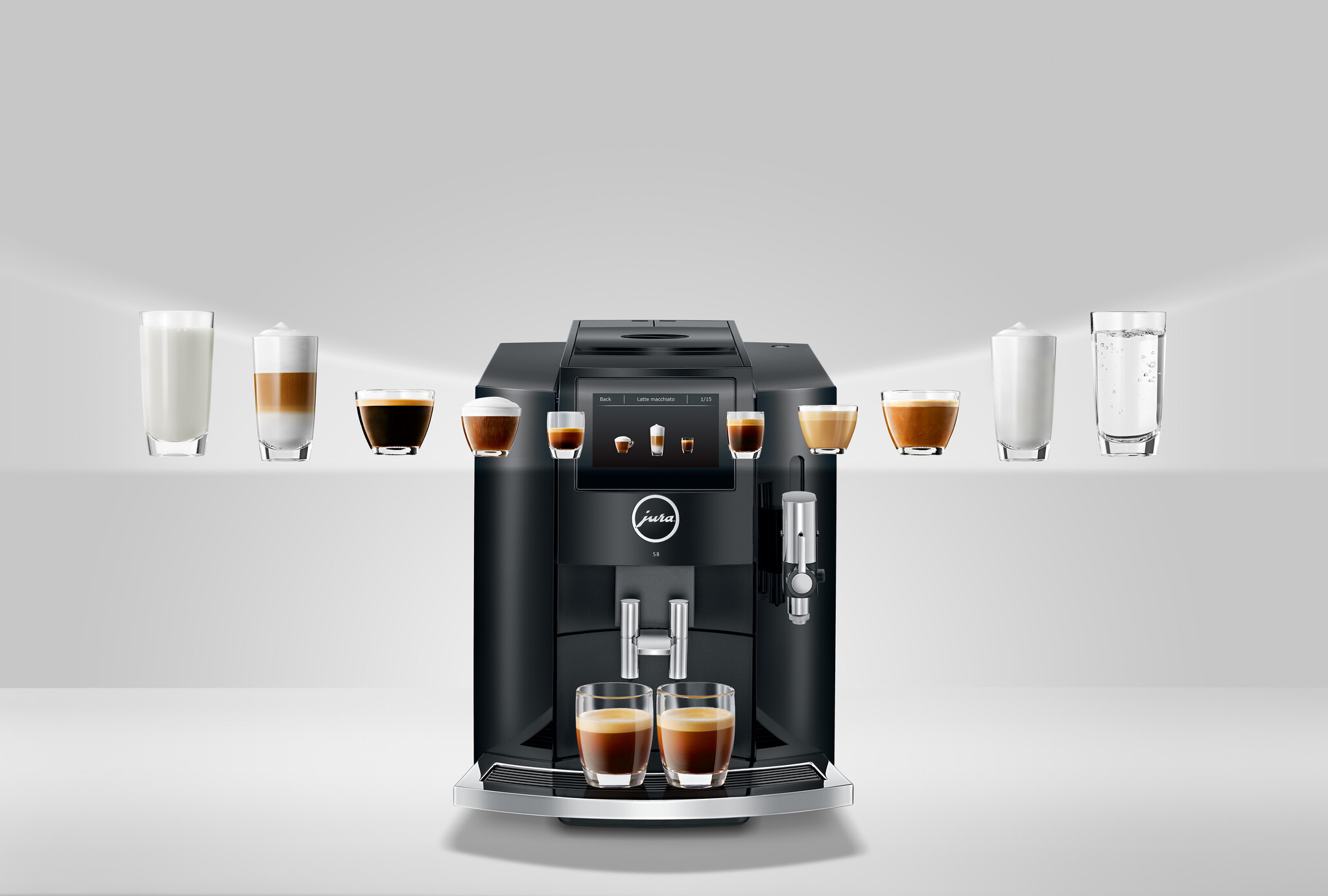 JURA S8 Piano Black (EB) - Koffiemachine.