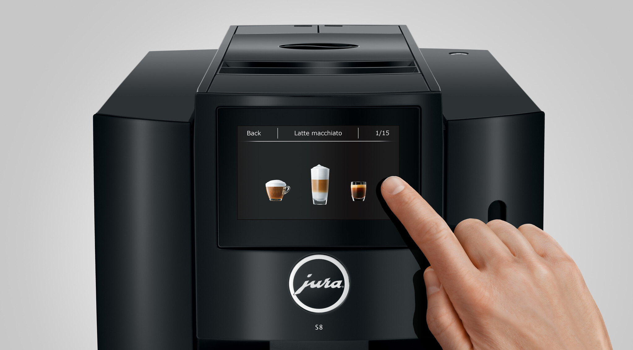 JURA S8 Piano Black (EB) - Koffiemachine.