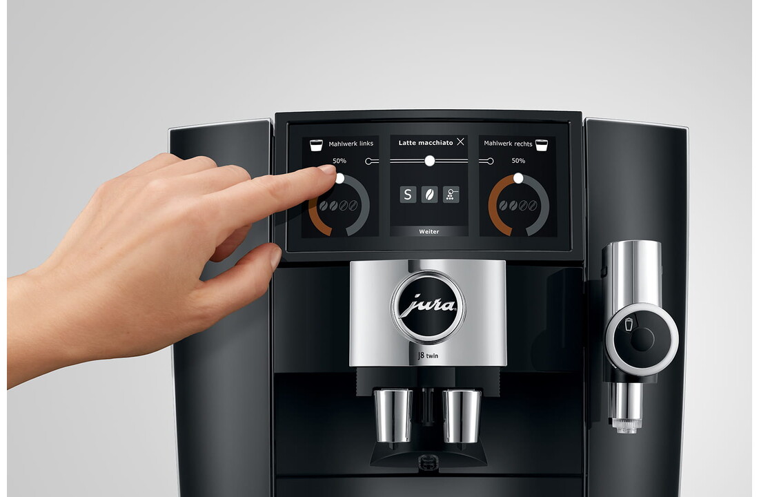 Jura J8 Twin Diamond Black (EA) - Koffiemachine.