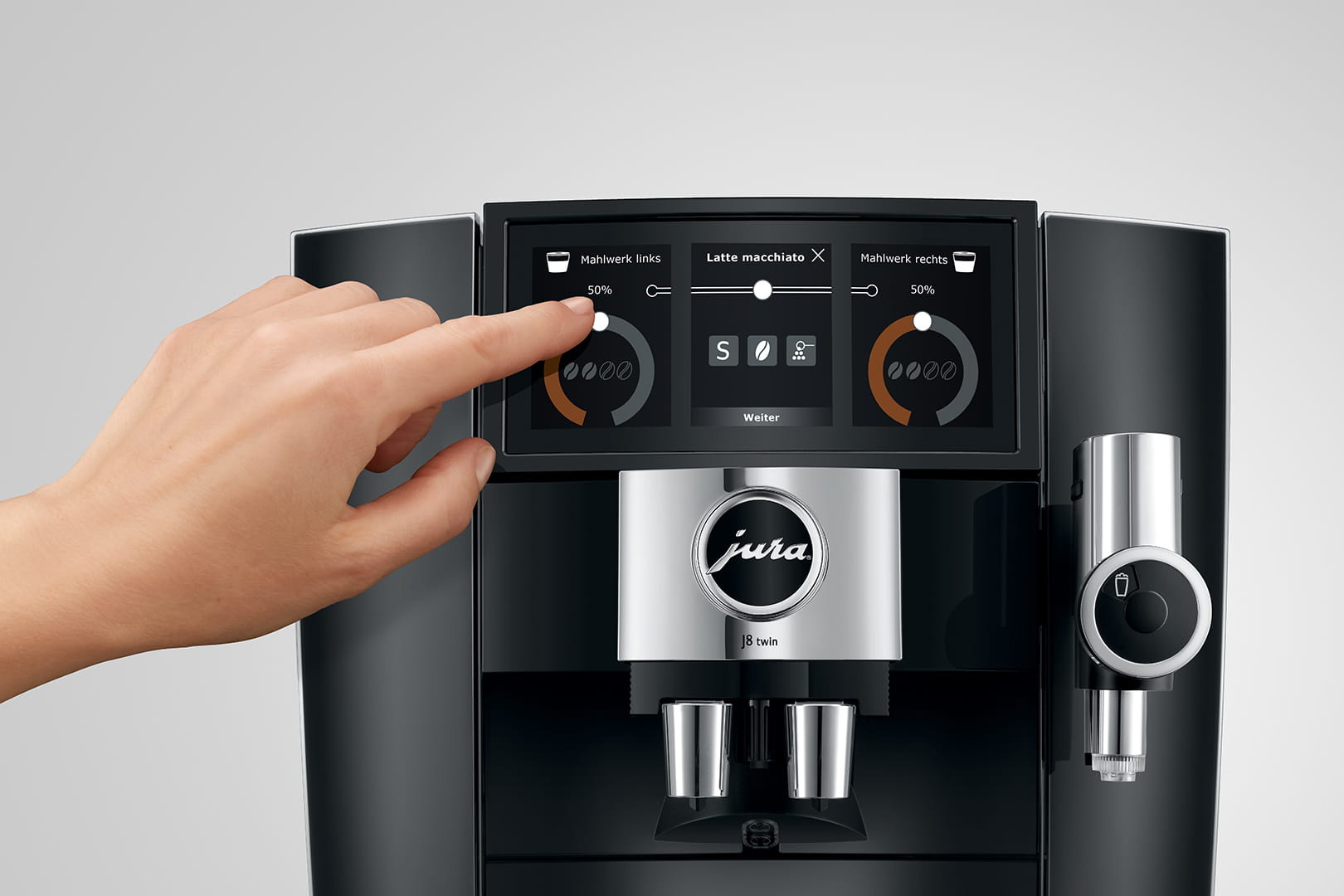 Jura J8 Twin Diamond Black (EA) - Koffiemachine.