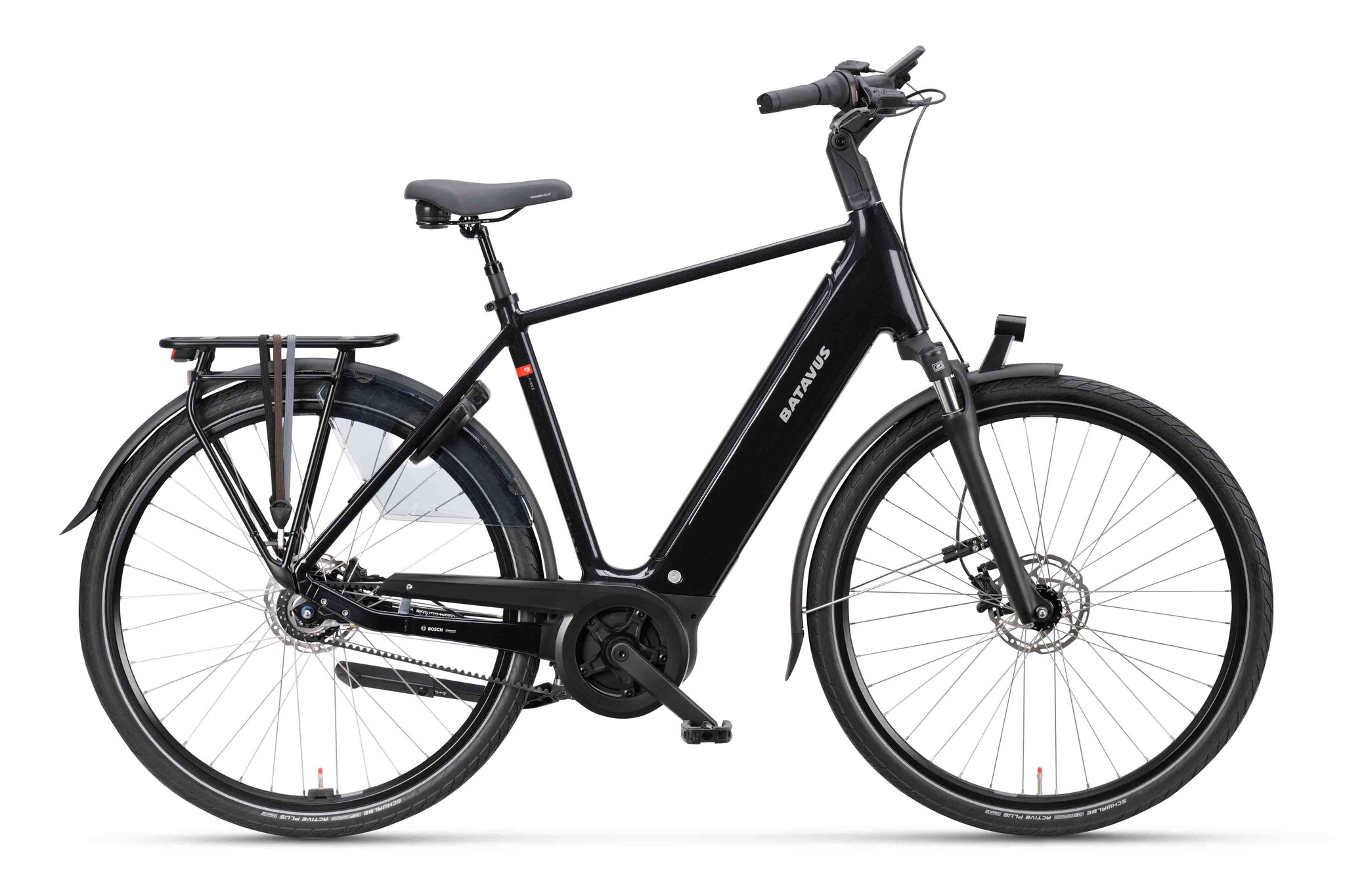 Batavus Finez E-go Power Exclusive BES 3 500Wh HN8 Heren - zwart glans