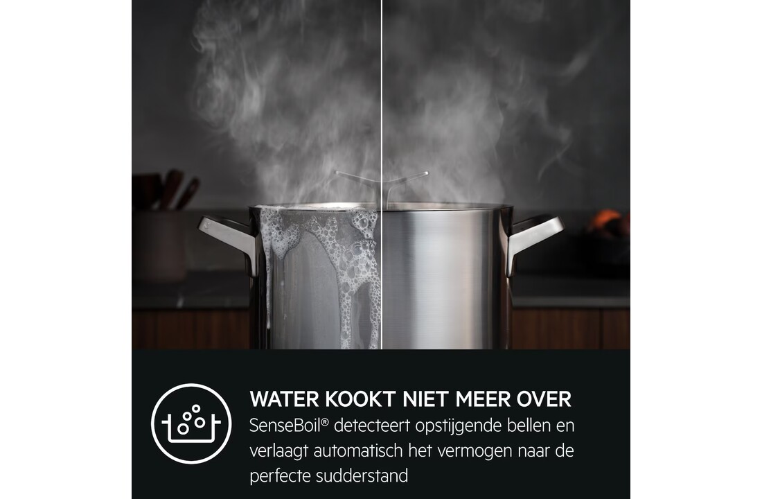 AEG TI64IB1BIZ - Inbouw inductiekookplaat Bridge SaphirMatt 60 cm.