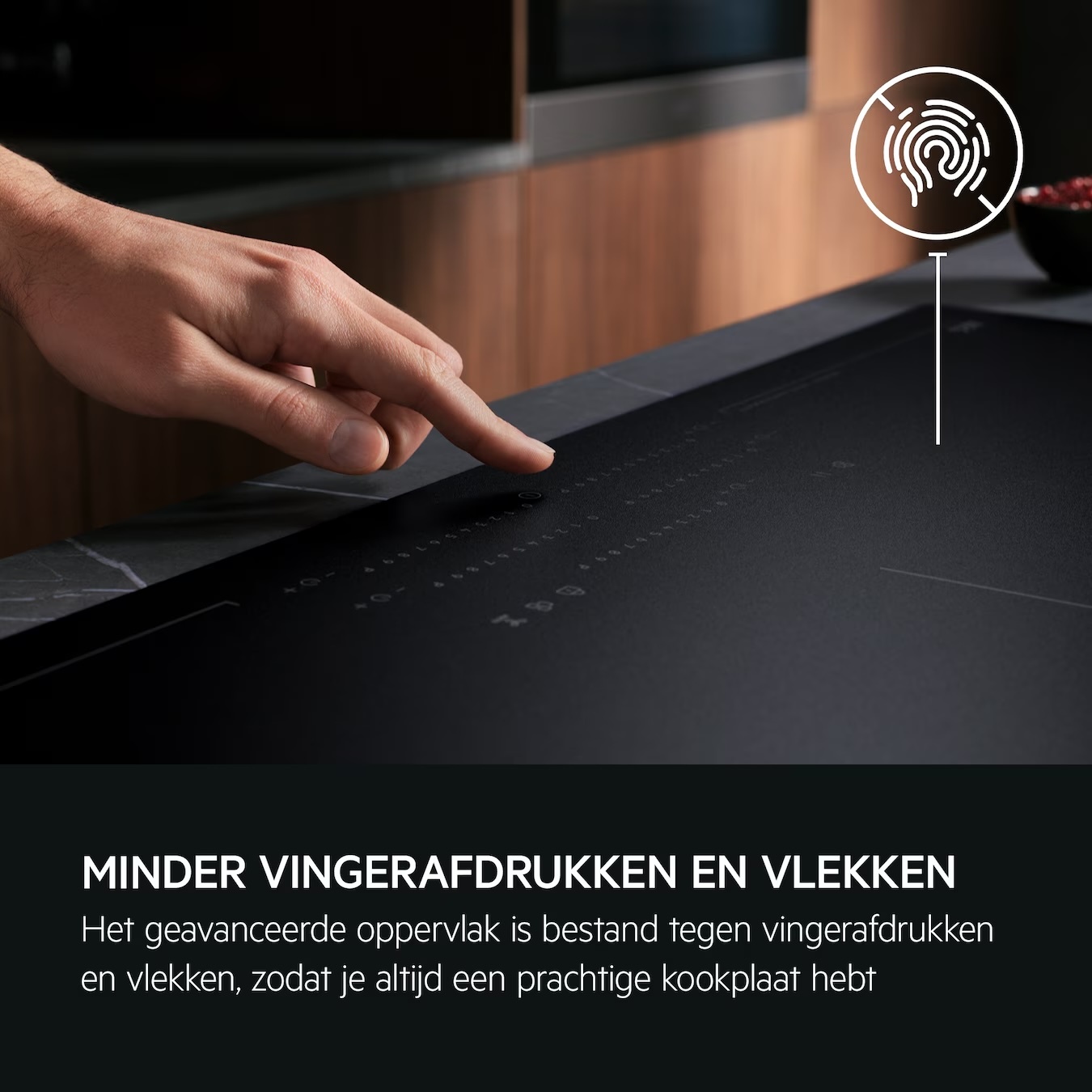 AEG TI64IB1BIZ - Inbouw inductiekookplaat Bridge SaphirMatt 60 cm.
