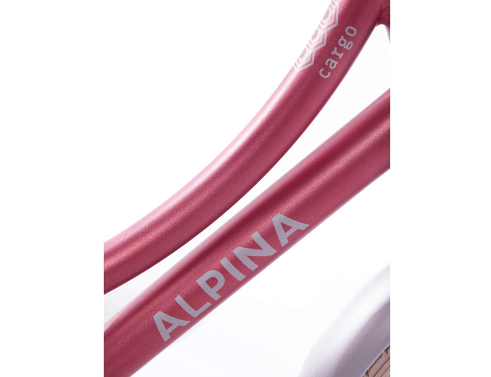 Alpina Cargo meisjesfiets 18 inch Berry Red Matt