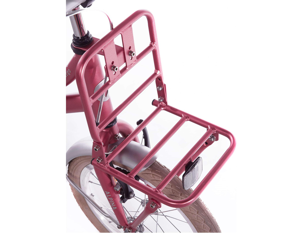 Alpina Cargo meisjesfiets 18 inch Berry Red Matt