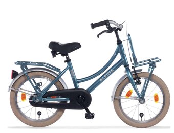 Alpina Cargo meisjesfiets 18 inch Steel Blue Matt