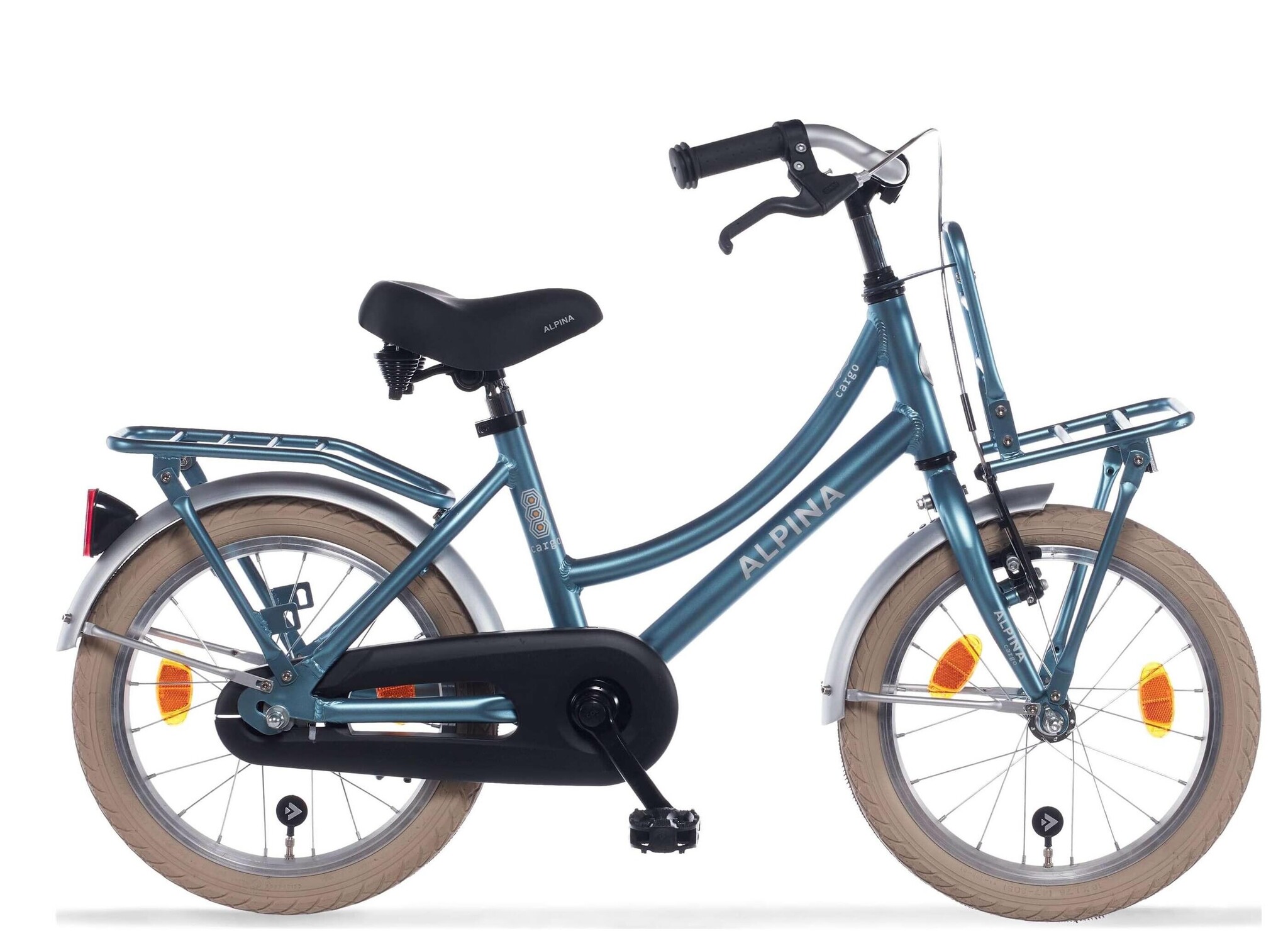 Alpina Cargo meisjesfiets 18 inch Steel Blue Matt