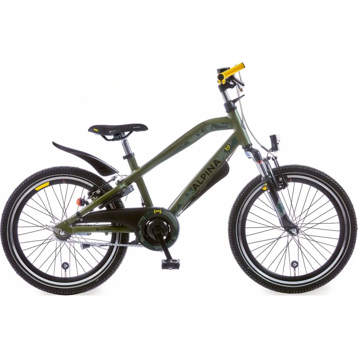 Alpina Trail jongensfiets 20 inch Survival Green Matt