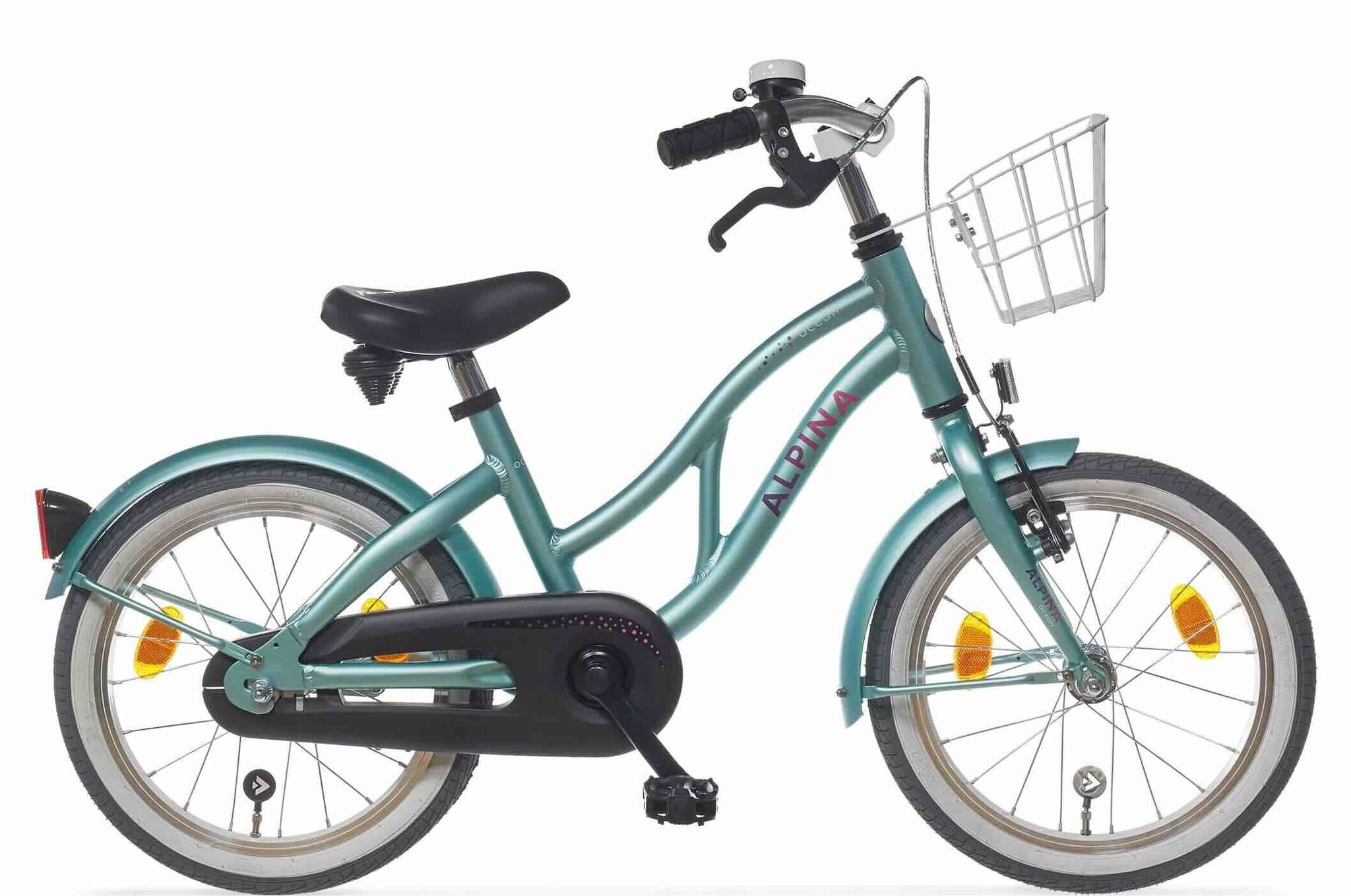Alpina Ocean meisjesfiets 18 inch Soft Green Matt