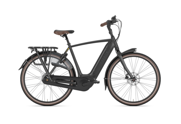 Gazelle Grenoble C8 HMB Connect S8 500Wh Heren - Black Mat