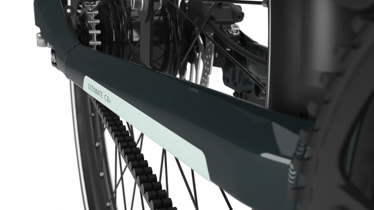 Gazelle Ultimate C8 HMB S8 500 Wh Dames - Pine Green (glans)