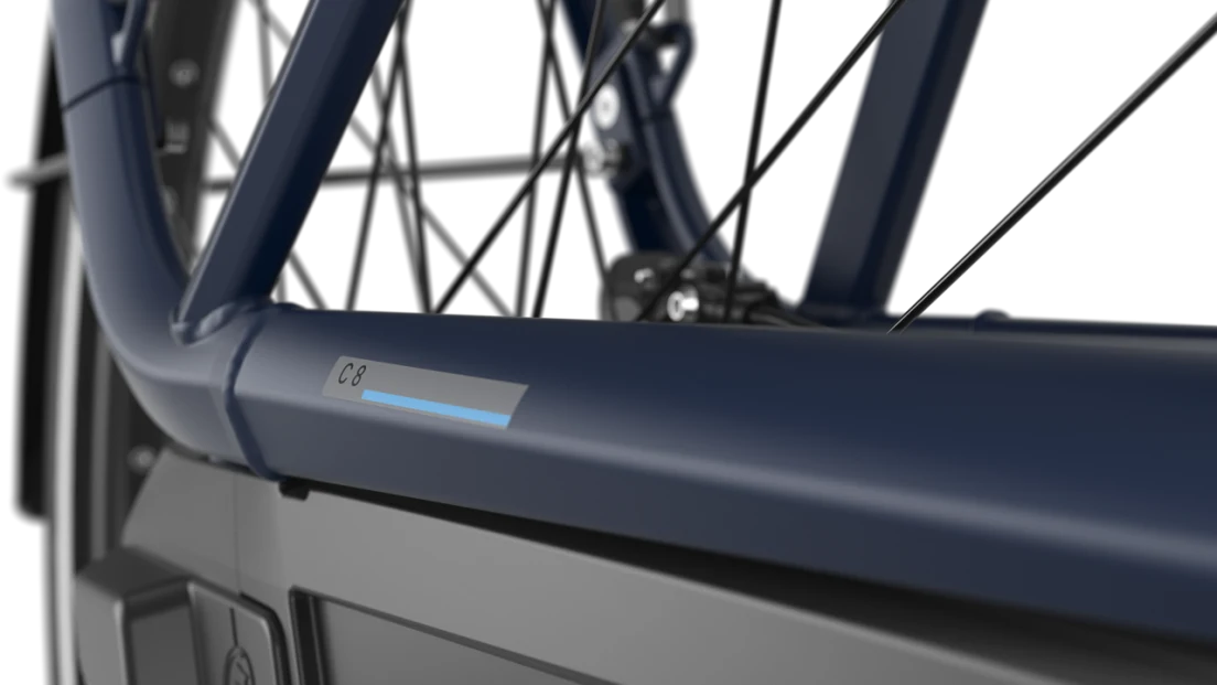 Gazelle Avignon C8 HMB Connect S8 500 Wh Dames - Midnight Blue (mat)