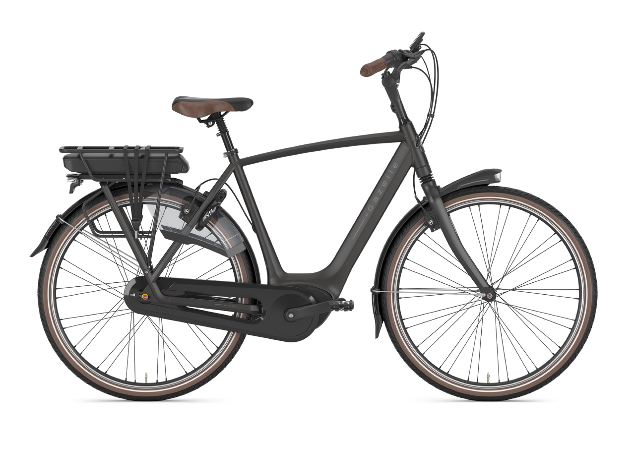 Gazelle Orange C8 HMB H8 Heren - Black (Mat)