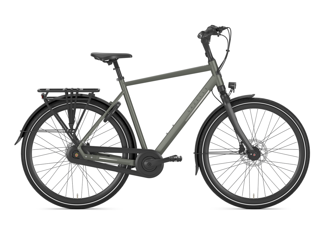 Gazelle Chamonix C8 Heren T8 - Clay Green (mat)