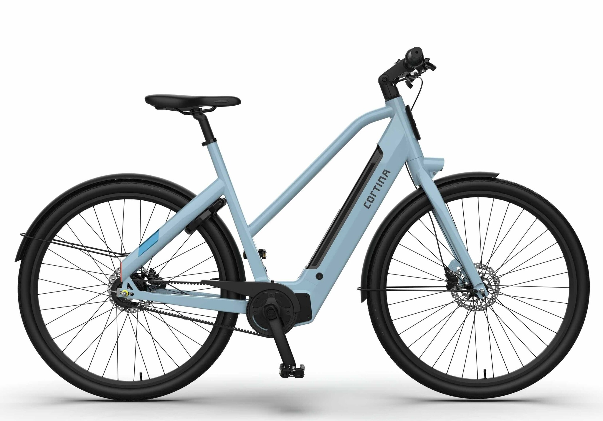 Cortina E-Blau DB7 SDMM belt - Dames - Avond Grijs (glans)