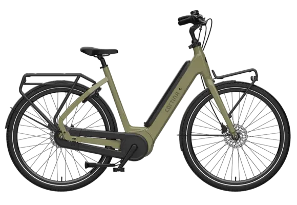 Cortina E-Common Integrated Family Enviolo DB AL+ MM Dames - Moss Green Gloss