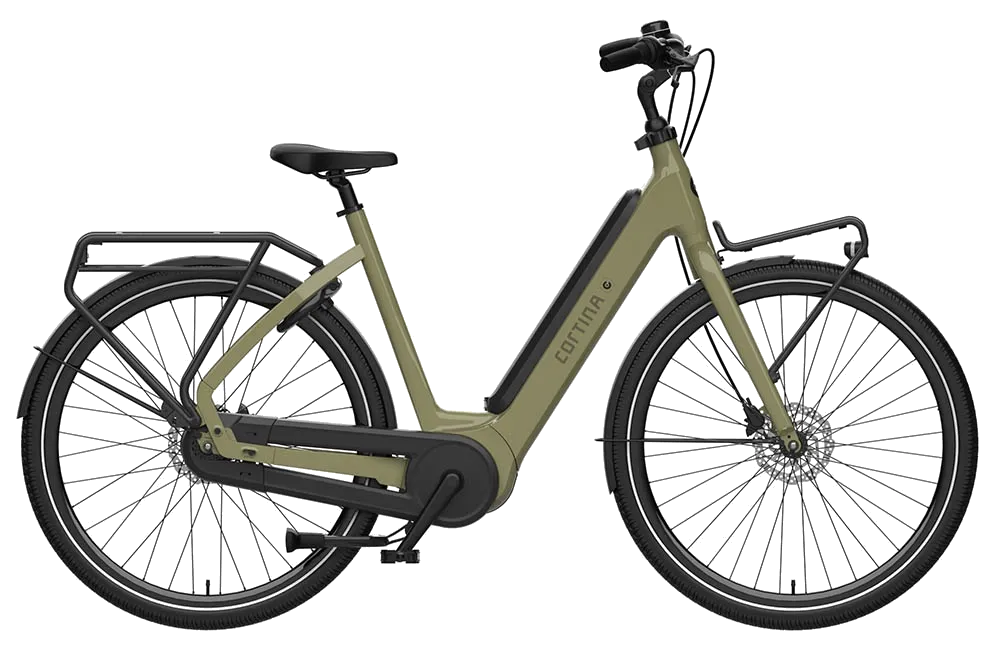 Cortina E-Common Integrated Family Enviolo DB AL+ MM Dames - Moss Green Gloss