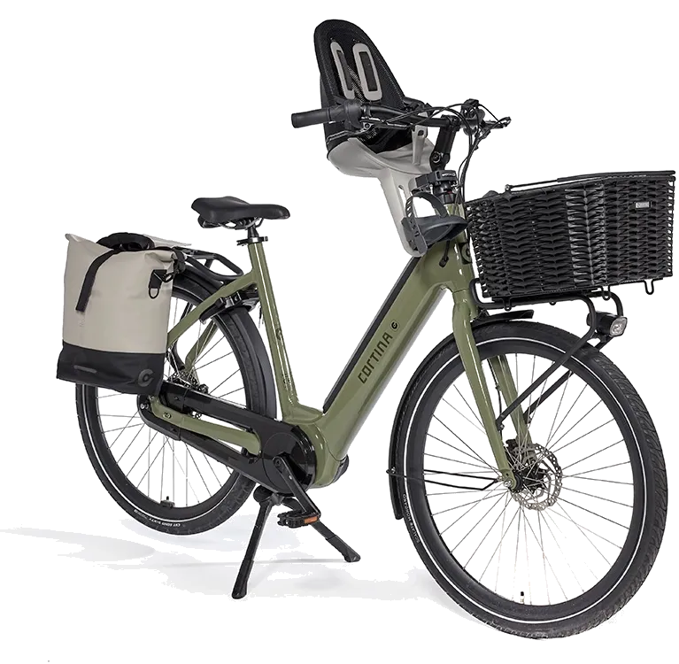 Cortina E-Common Integrated Family Enviolo DB AL+ MM Dames - Moss Green Gloss