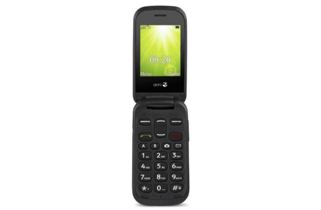 Doro 2404 Zwart - Senioren telefoon