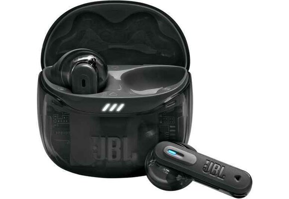 JBL Tune Flex 2 Transparant zwart - Draadloze oordopjes