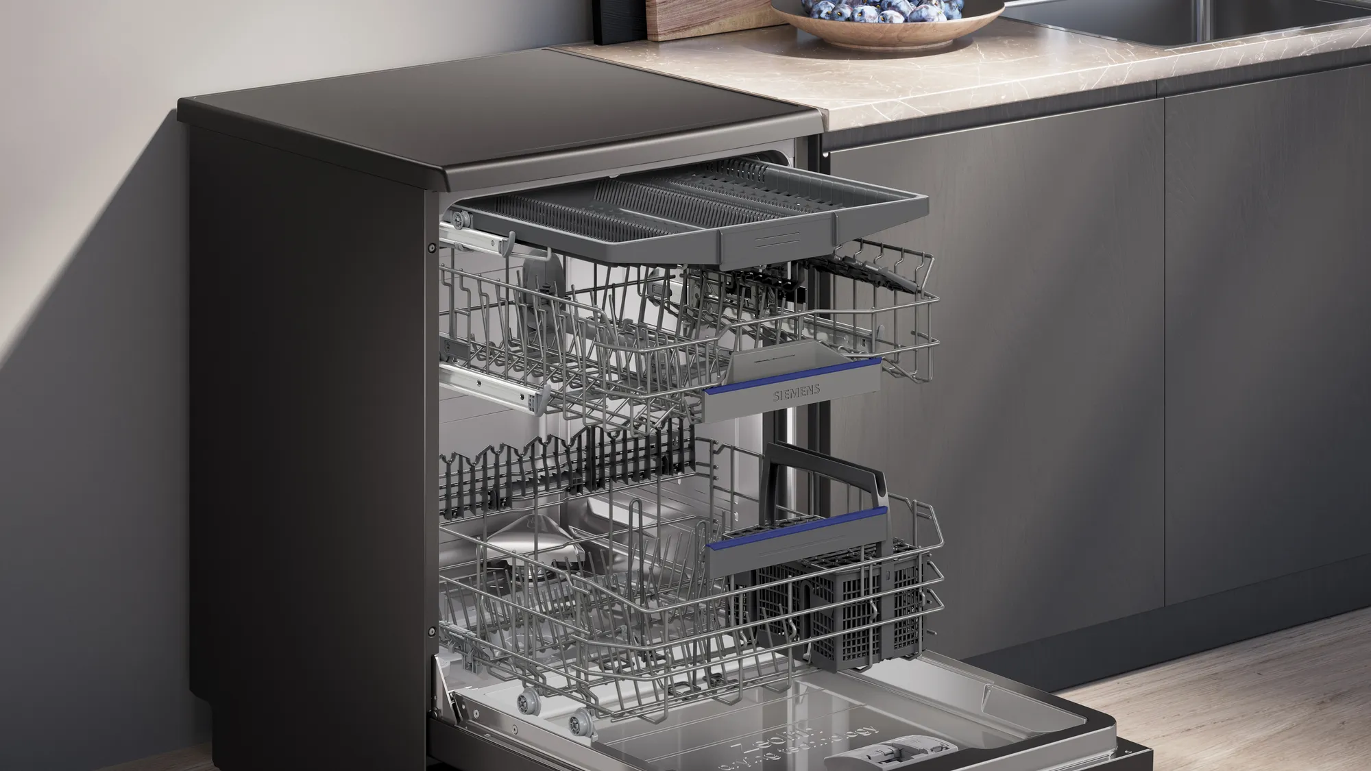 Siemens SN25ZC06CF - ExtraKlasse vrijstaande vaatwasser 60 cm.