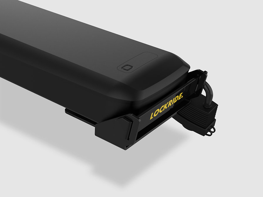 LOCKRIDE E-Type BES3 for PowerPack Rack + ABUS Expedition - Accu slot