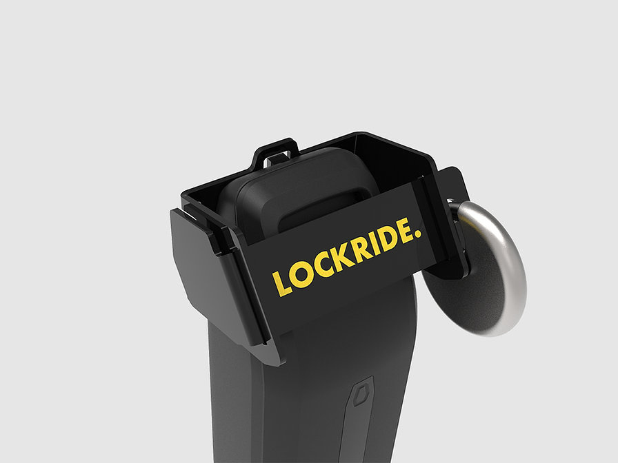 LOCKRIDE Smart 545 BES3 for PowerPack Frame + ABUS Diskus - Accu slot