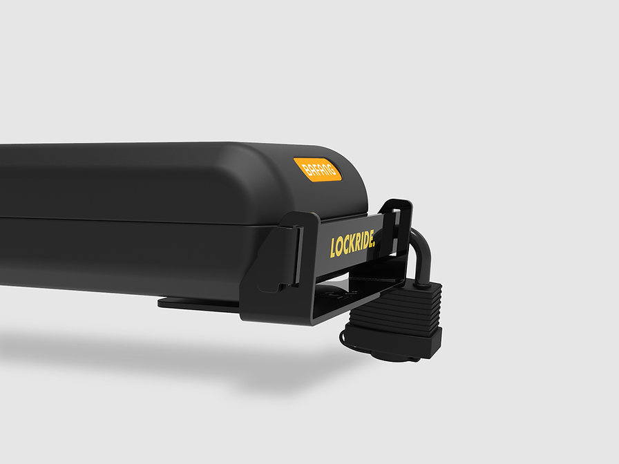 LOCKRIDE E-Type for Bafang + ABUS Expedition - Accu slot