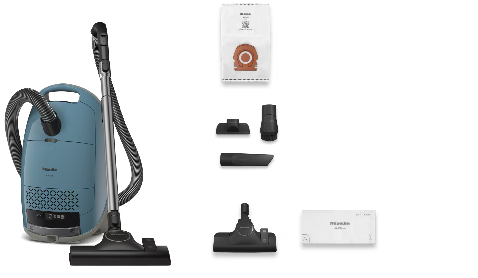 Miele Guard M1 Nordicblauw - Stofzuiger met zak.