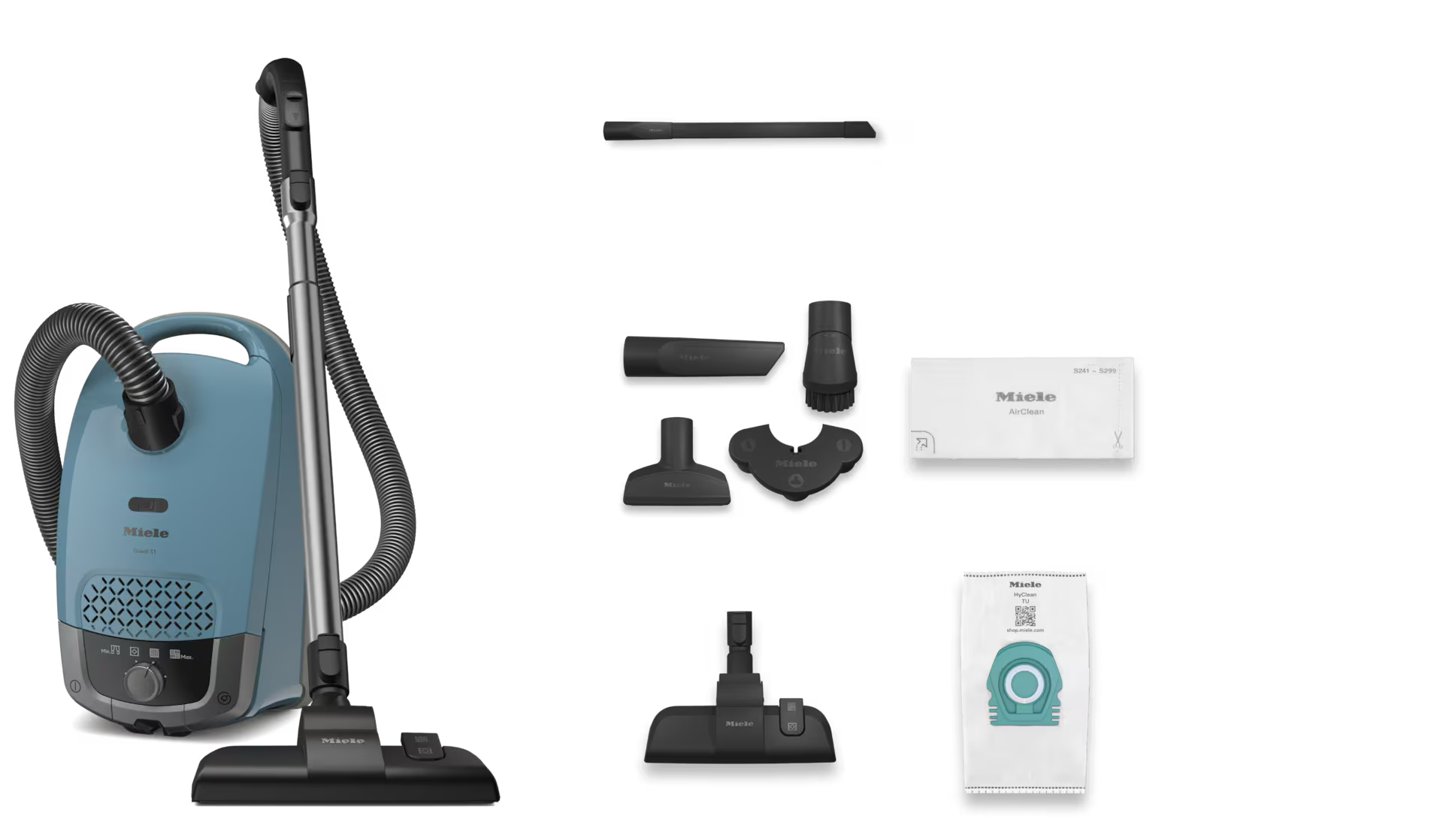 Miele Guard S1 Flex Nordicblauw - Stofzuiger met zak.