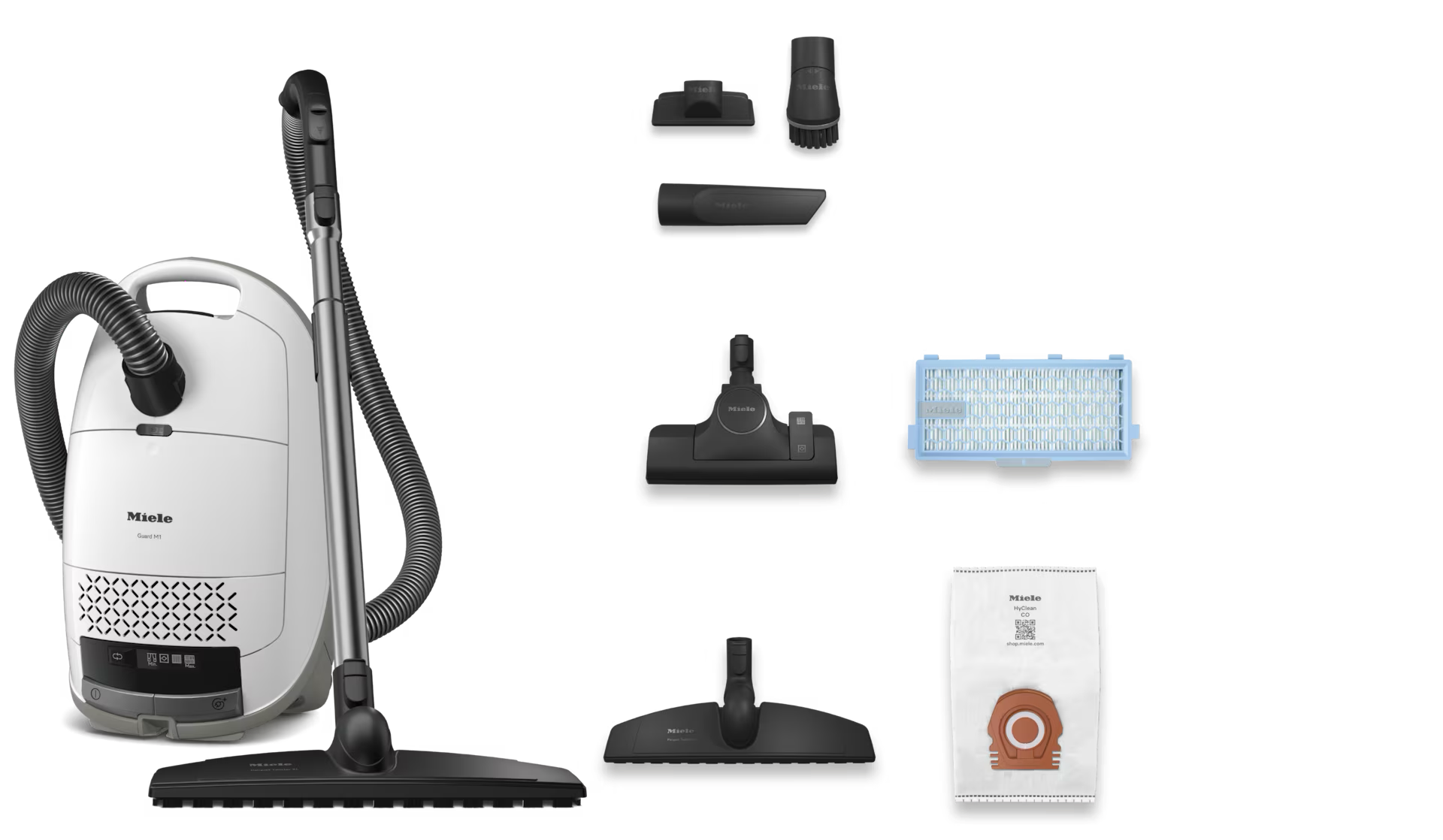 Miele Guard M1 Parquet XL Briljantwit - Stofzuiger met zak.