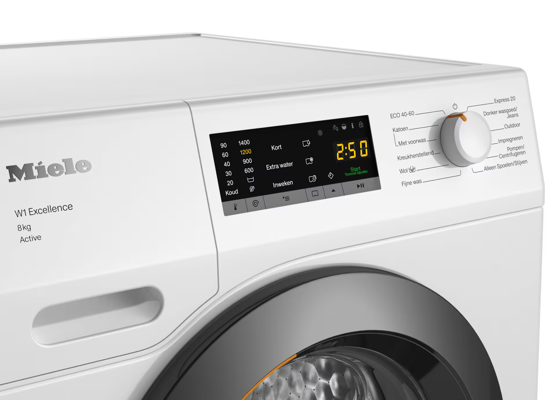 Miele WEA135 WCS -8kg Active Wasmachine.