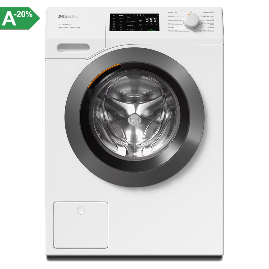 Miele WED395 WPS PWash & Steam & 9kg Wasmachine.