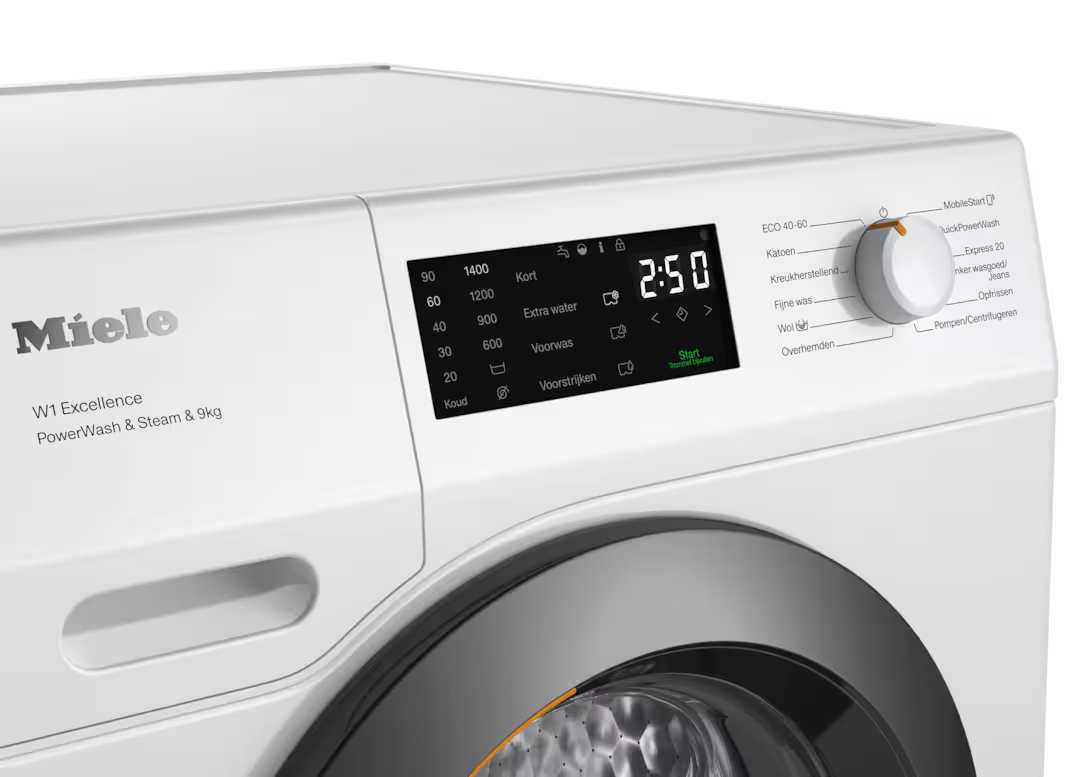 Miele WED395 WPS PWash & Steam & 9kg Wasmachine.