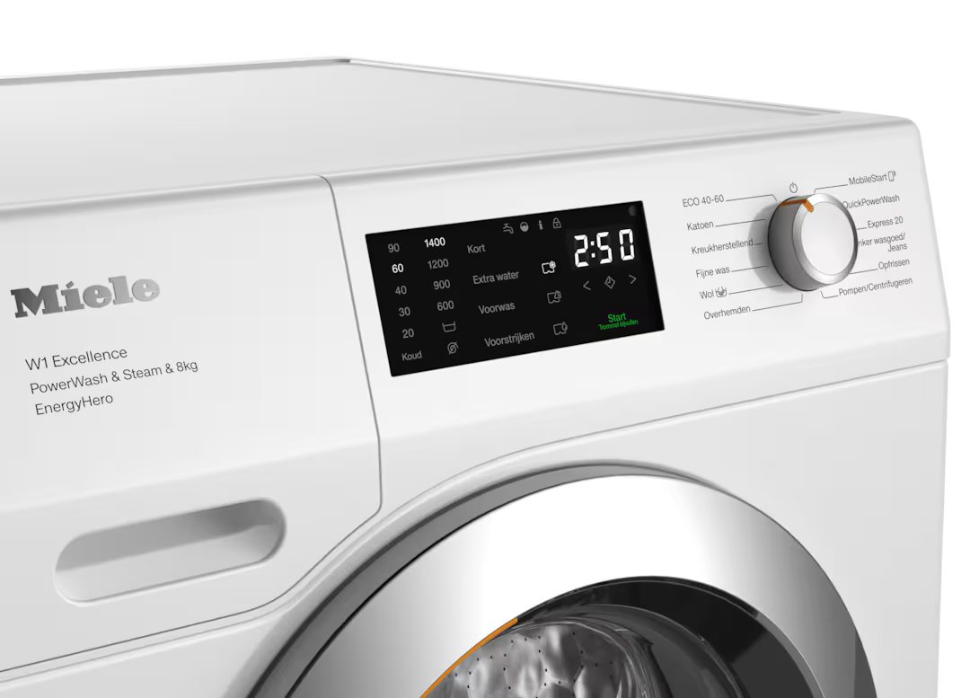 Miele WEE395 WPS PWash & Steam & 8kg Wasmachine.