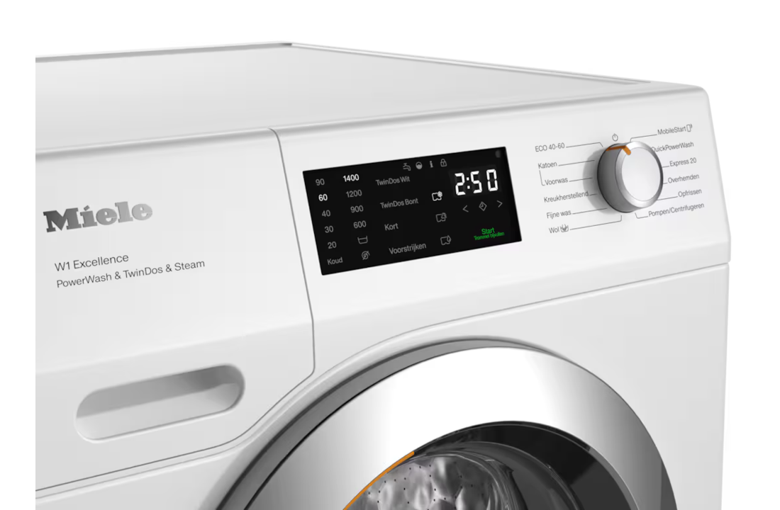 Miele WEG895 WPS PWash & TDos & Steam Wasmachine.