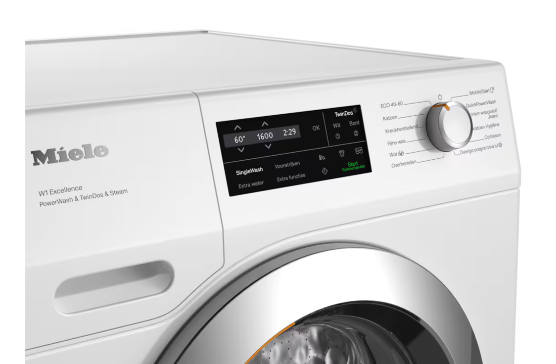 Miele WEJ895 WPS PWash & TDos & Steam Wasmachine.
