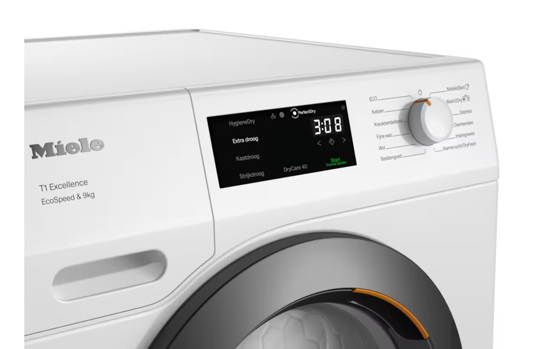 Miele TED655WP EcoSpeed & 9kg Warmtepompdroger.