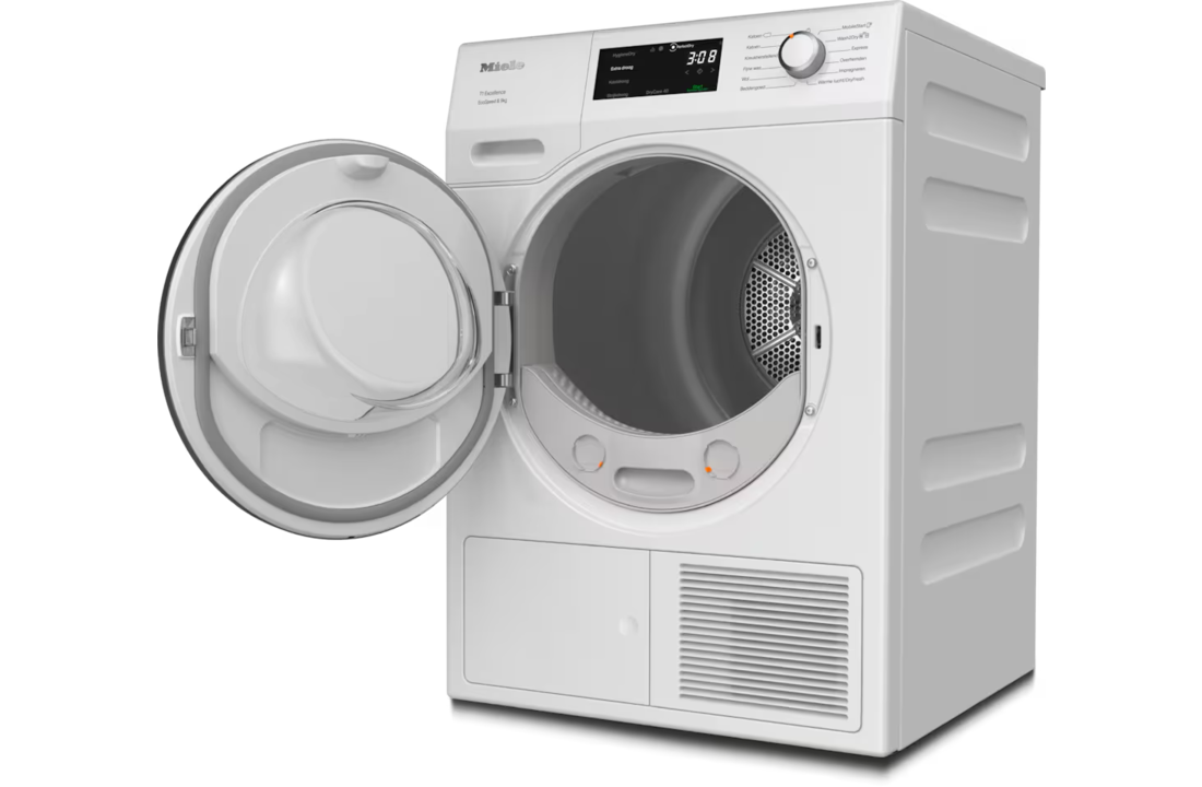 Miele TEH795WP EcoSpeed & 9kg Lotuswit Warmtepompdroger.