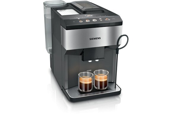 Siemens TP517DF3 Espresso volautomaat EQ500 extraKLASSE RVS, Zwart.