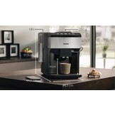 Siemens TP517DF3 Espresso volautomaat EQ500 extraKLASSE RVS, Zwart.
