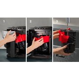 Siemens TP517DF3 Espresso volautomaat EQ500 extraKLASSE RVS, Zwart.