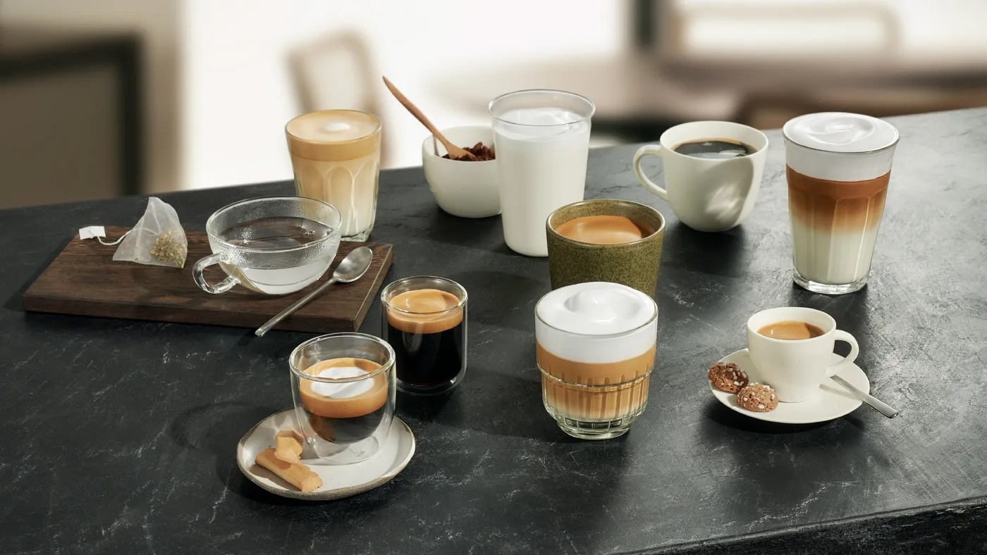 Siemens TP517DF3 Espresso volautomaat EQ500 extraKLASSE RVS, Zwart.