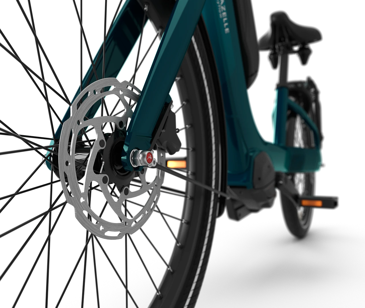 Gazelle Easyflow HMS  418W S7 Dames  - pine green (glans)